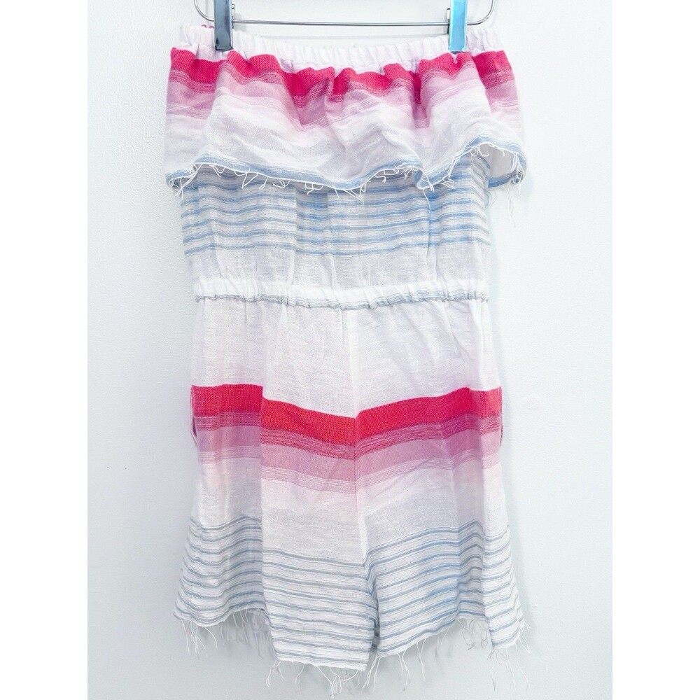 Lemlem Romper Blue White Orange XS - Picture 5 of 5